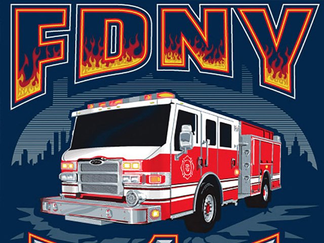 FDNY Engine 1 — Line Art — design