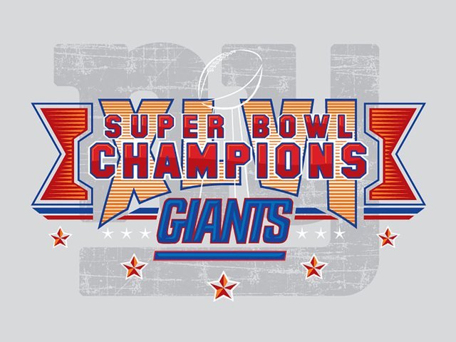 Giants Super Bowl — design