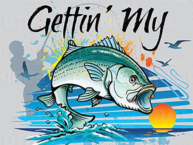 Fish On — Process — illustration