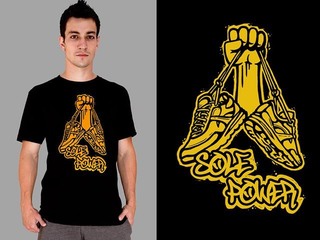 Sole Power Shirt — illustration
